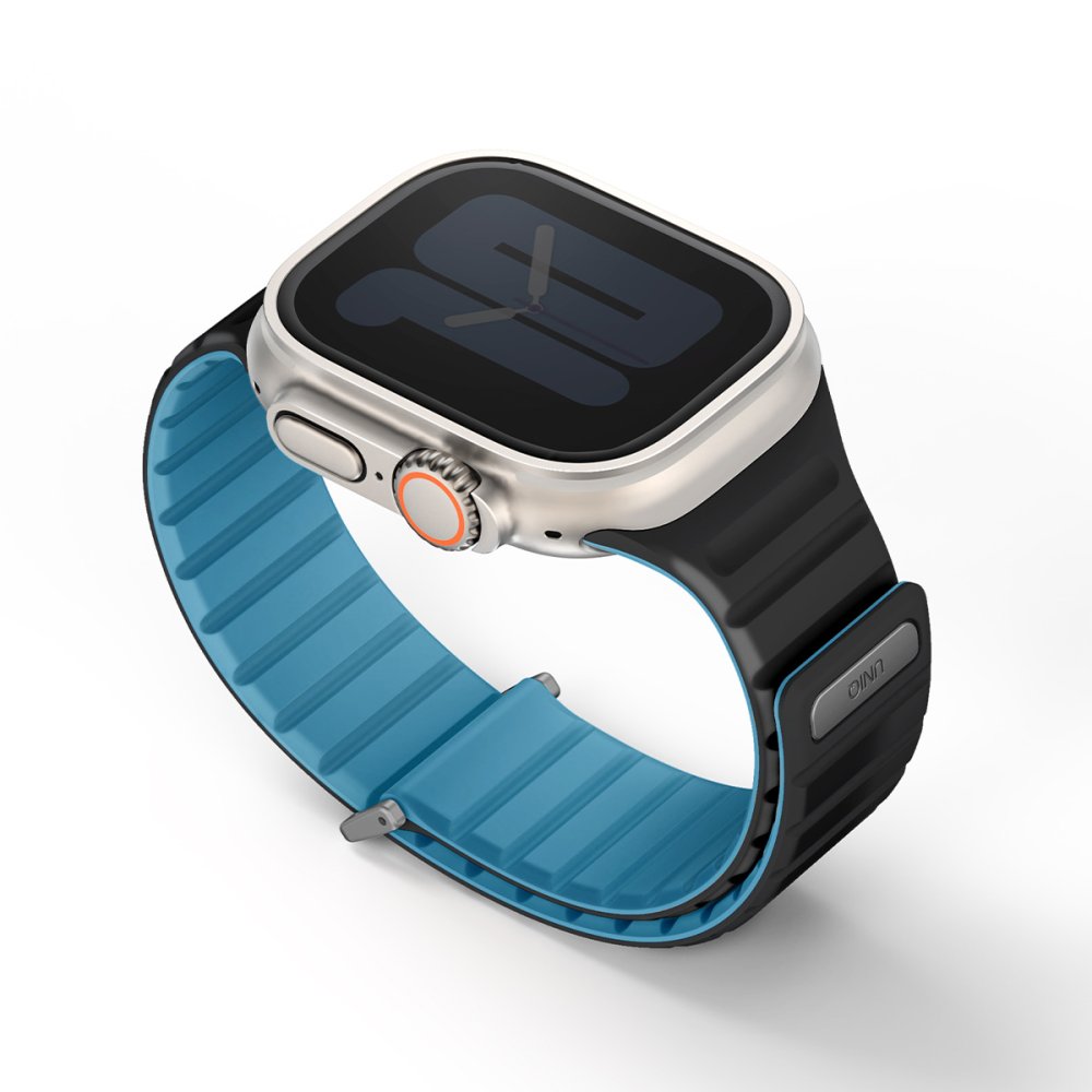 Uniq Watch 42mm Revix Evo Reversible Manyetik Kordon - Mavi-Siyah