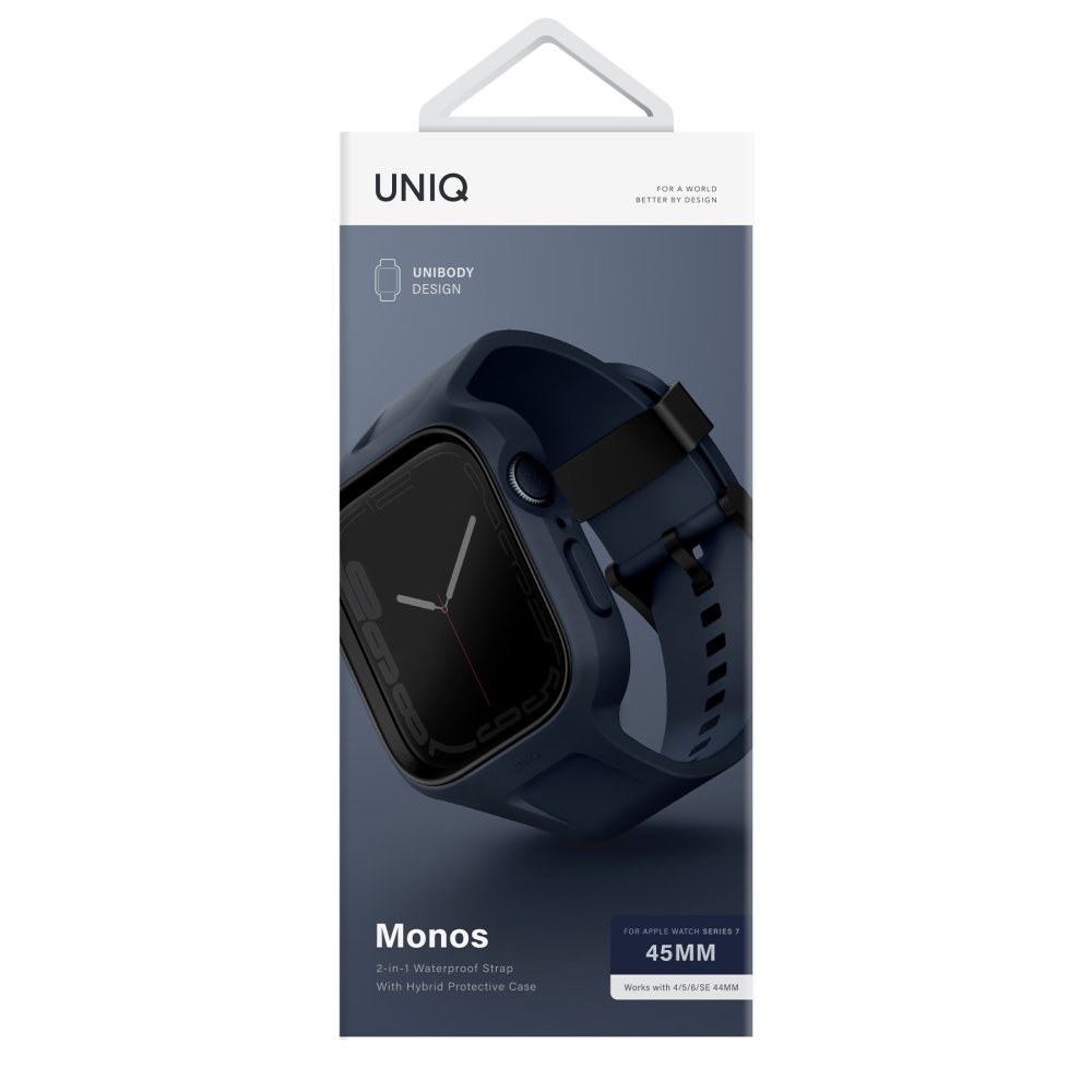 Uniq Watch 45mm Monos 2 in 1 Silikon Kordon - Lacivert