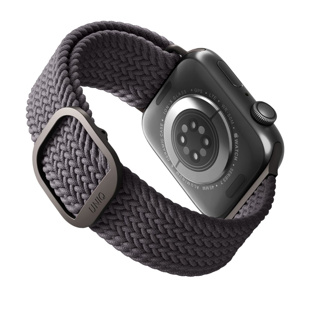 Uniq Watch Ultra 49mm Aspen Örgülü Kordon - Gri