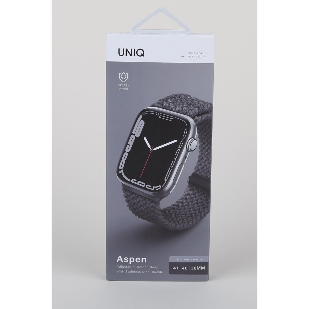 Uniq Watch Ultra 49mm Aspen Örgülü Kordon - Gri