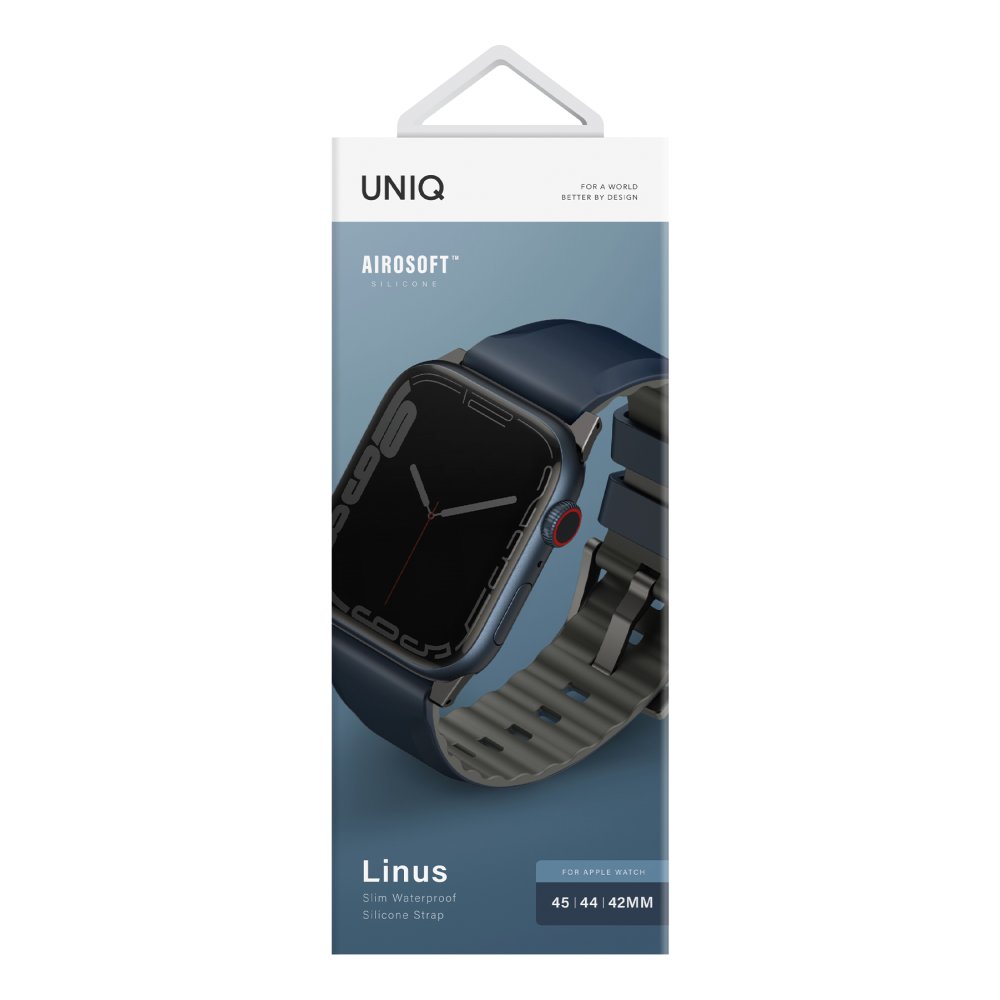 Uniq Watch Ultra 49mm Linus Airosoft Silikon Kılıf - Lacivert