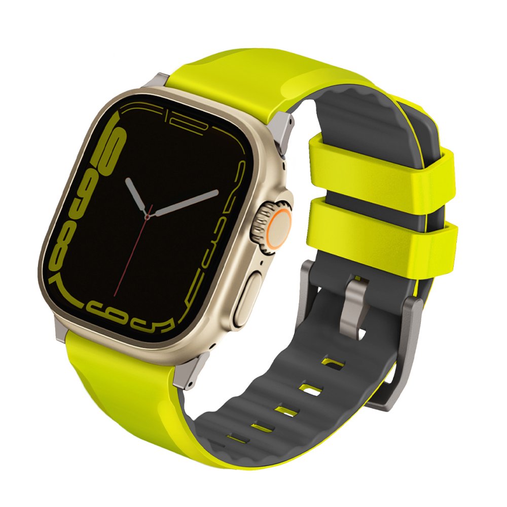 Uniq Watch Ultra 49mm Linus Airosoft Silikon Kılıf - Yeşil