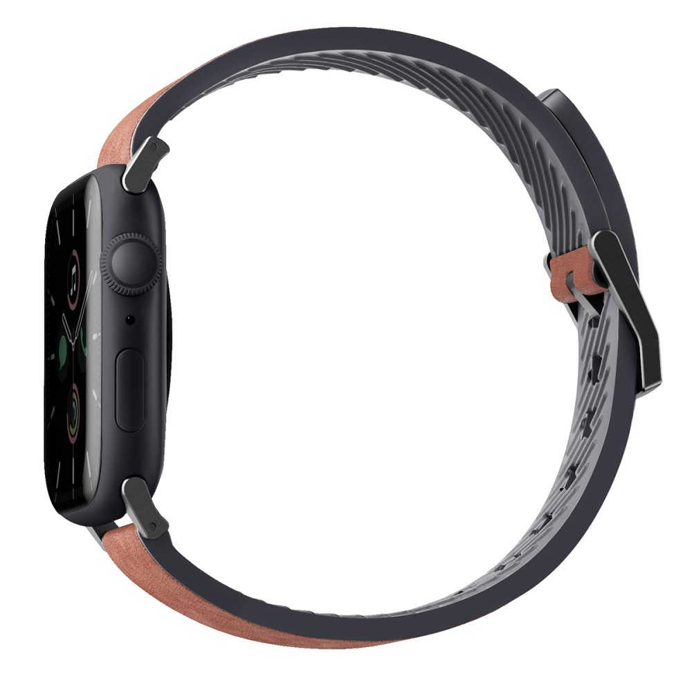 Uniq Watch Ultra 49mm Straden Su Geçirmez Deri Kordon - Kahverengi