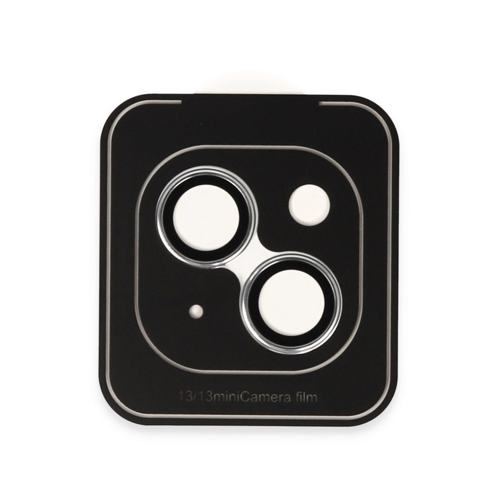 URR iPhone 13 Titanium Alloy Kamera Lens Koruyucu - Gümüş
