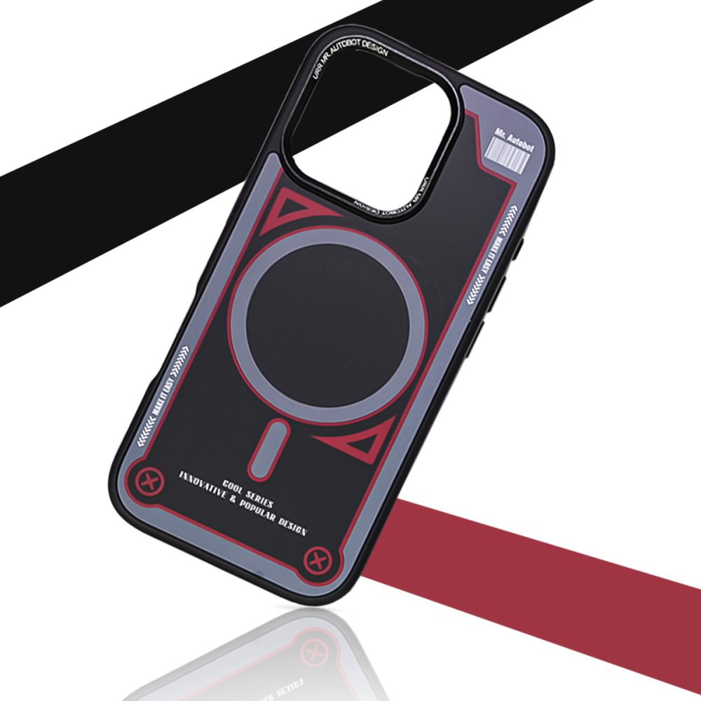 URR iPhone 16 Pro Cool Series Matte Pure PC Magsafe Kapak - Siyah