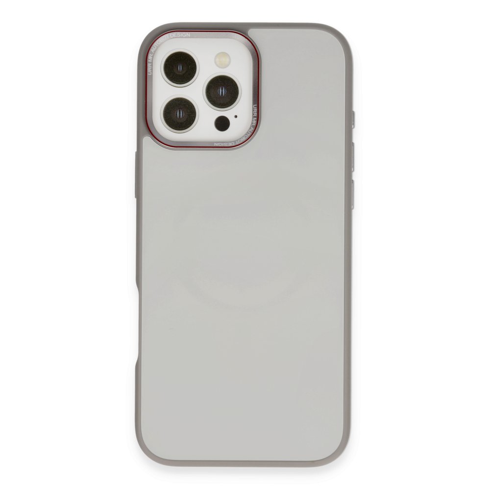 URR iPhone 16 Pro Max Matte Pure Glass Magsafe Kapak - Titan Gri