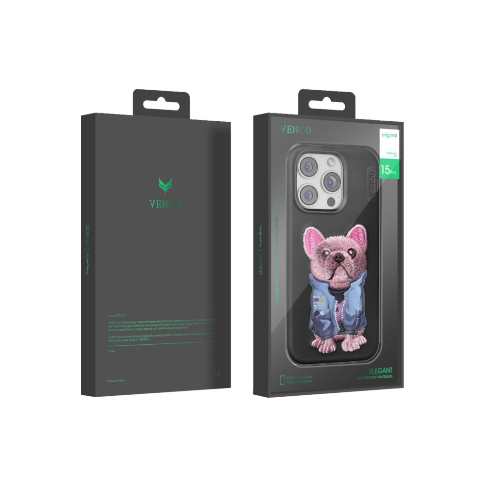 Venco iPhone 14 Cute Desenli Kapak - Lacivert