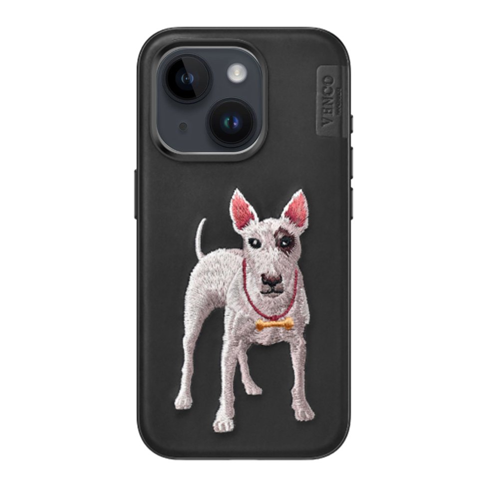 Venco iPhone 14 Perma Desenli Kapak - Siyah