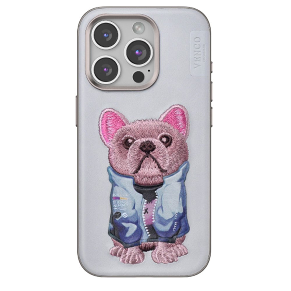 Venco iPhone 14 Pro Max Cute Desenli Kapak - Kahverengi