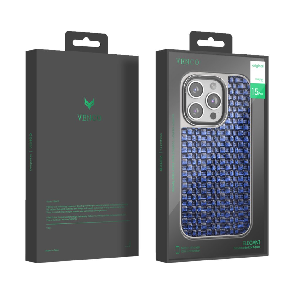 Venco iPhone 15 Pro Brand Kapak - Gümüş