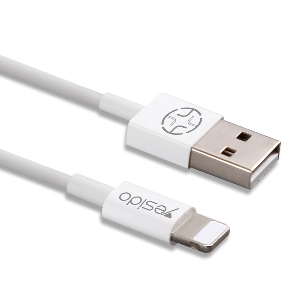Yesido CA22 1.2M 2.4A Usb to Lightning Hızlı Şarj Kablosu - Beyaz