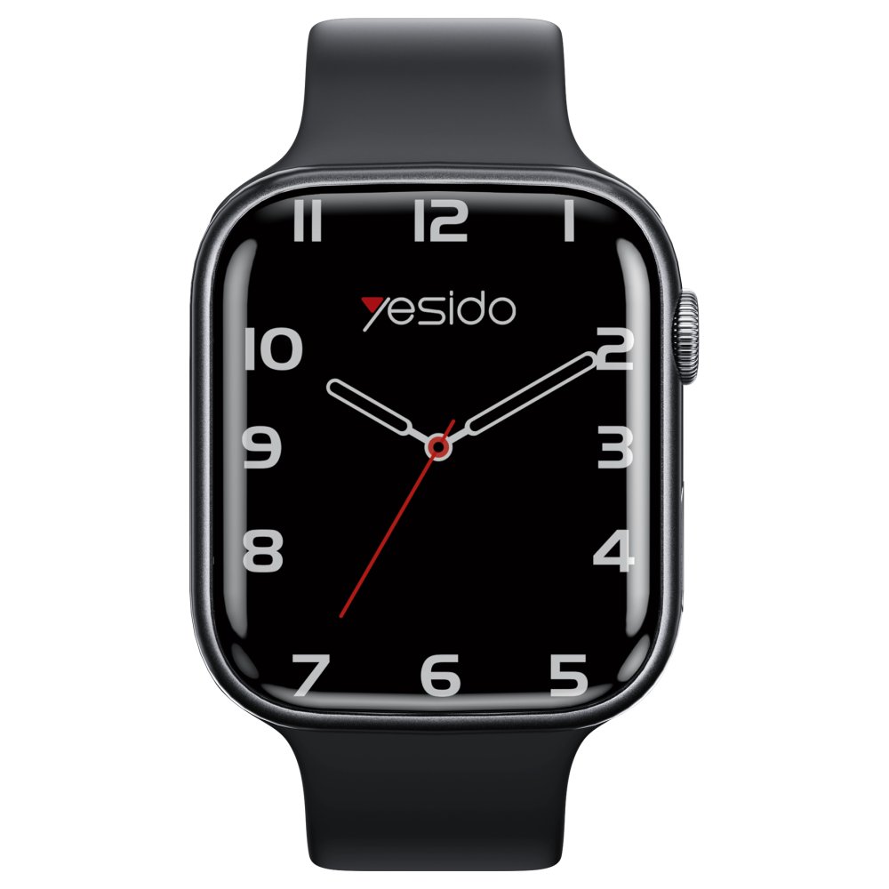 Yesido IO23 2.01 inç IPX4 Su Geçirmez Konuşma ve Sağlık Takip Özellikli 2 Adet Kordonlu Akıllı Saat - Siyah