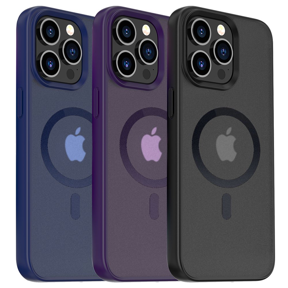 Yesido iPhone 14 Pro PC06 Tower Magsafe Kapak - Lacivert