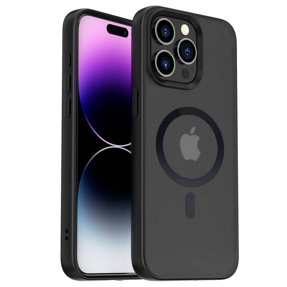 Yesido iPhone 15 Pro PC06 Tower Magsafe Kapak - Siyah