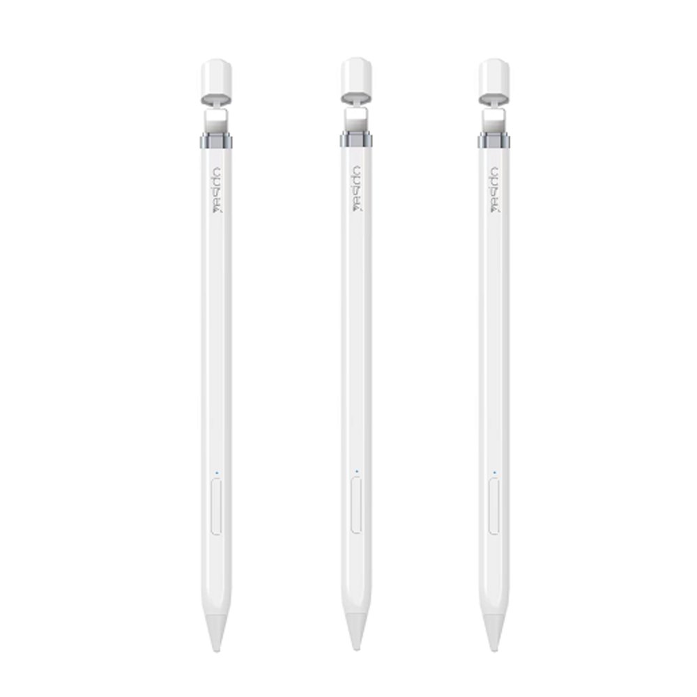 Yesido ST13 BT 5.1 iPad Uyumlu Capasitive Lightning Dokunmatik Stylus Pen Kalem - Beyaz