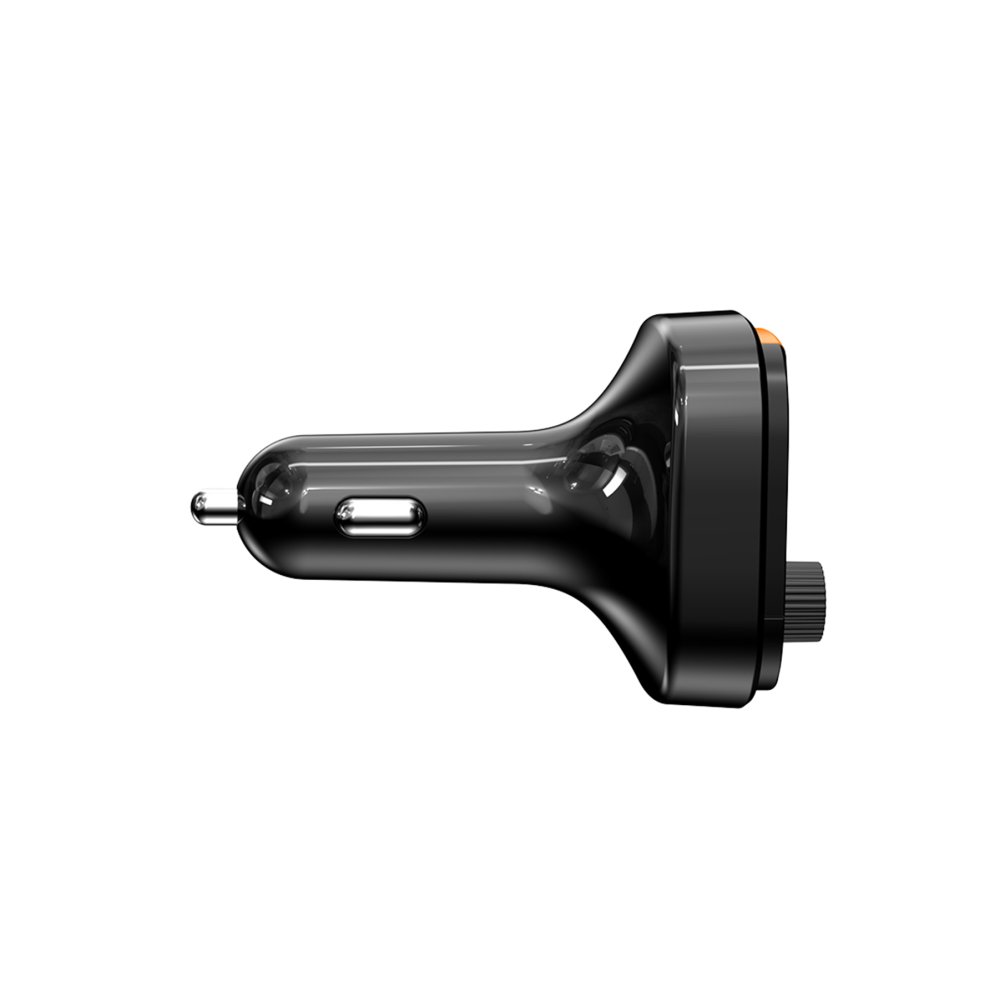 Yesido Y45 1 Adet 18W PD Type-C Çıkışlı ve 1 Adet QC 3.0 USB Çıkışlı BT 5.0 RGB FM Transmitter - Siyah