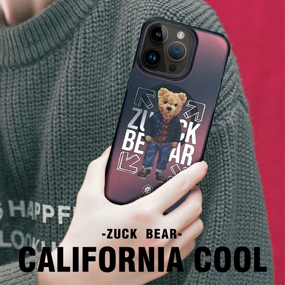 ZuckBear iPhone 15 Pro California Cool Magsafe Kapak - Shirt