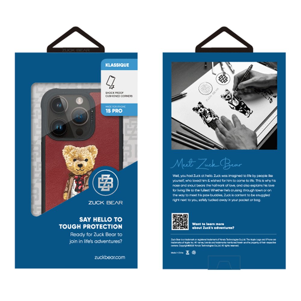 ZuckBear iPhone 15 Pro Max London Classic Kapak - Mayfair Swank