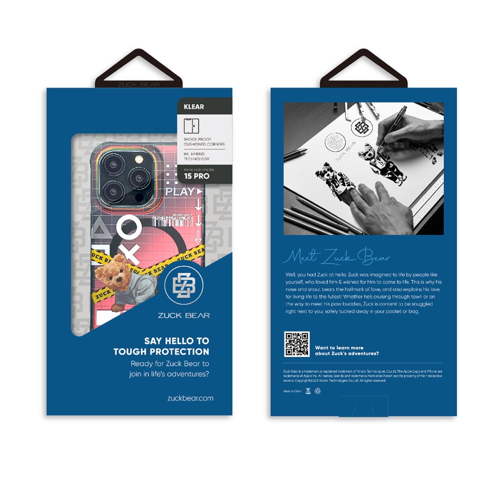 ZuckBear iPhone 15 Pro Max New York Never Sleeps Magsafe Kapak - Queens Spark