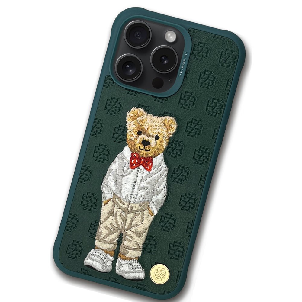 ZuckBear iPhone 15 Pro Max Paris Gentleman Kapak - Bow Tie