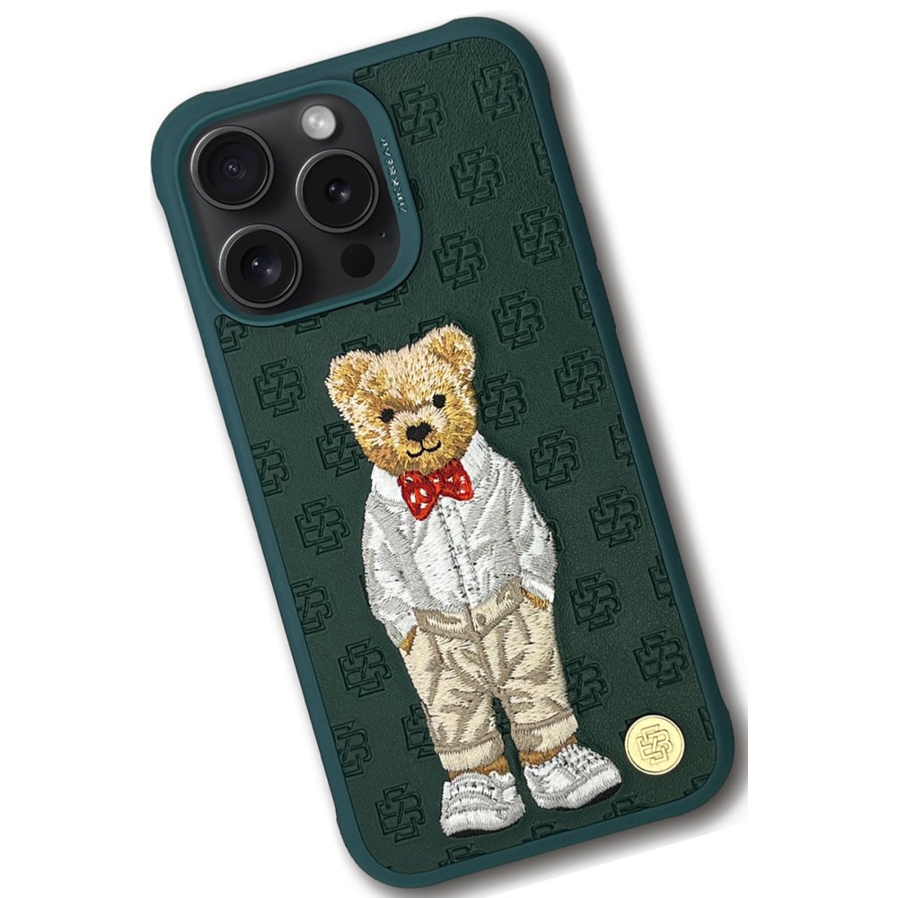 ZuckBear iPhone 15 Pro Max Paris Gentleman Kapak - Bow Tie