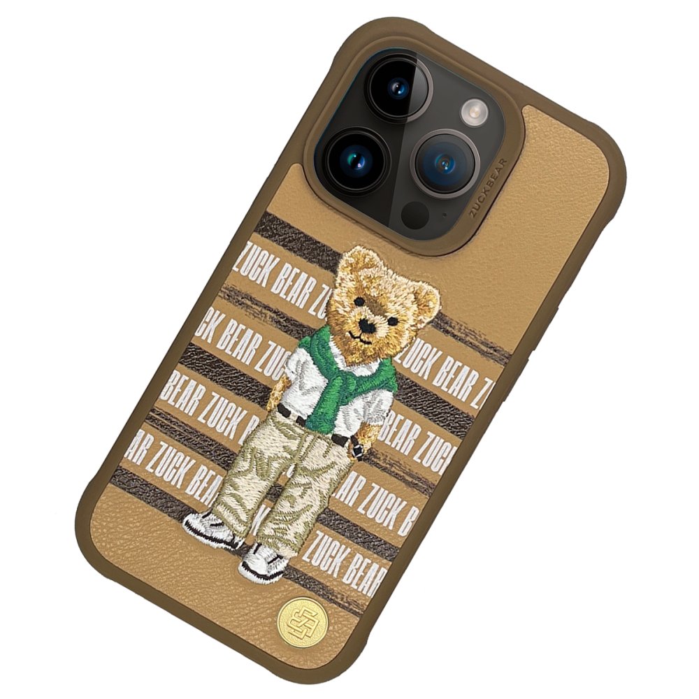 ZuckBear iPhone 15 Pro San Francisco Fortune Kapak - Golden State Bear