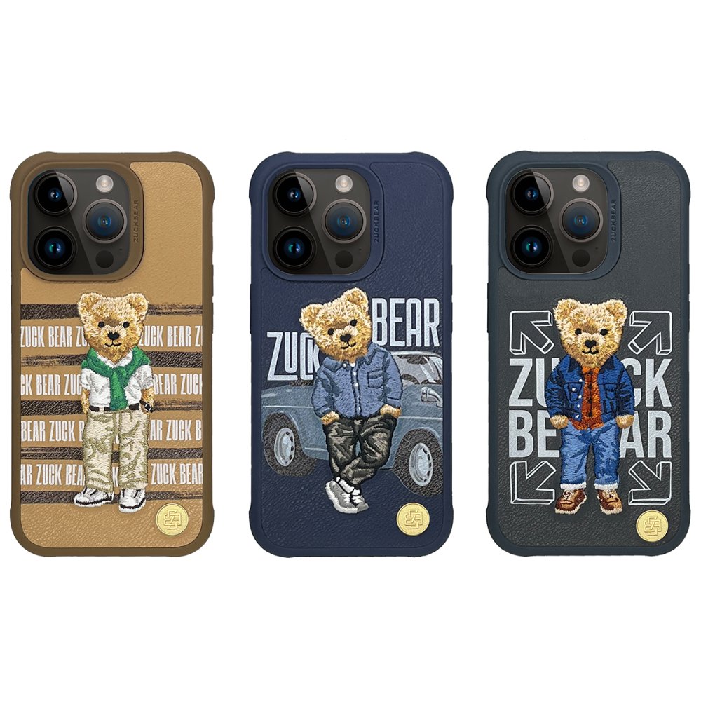ZuckBear iPhone 15 Pro San Francisco Fortune Kapak - Golden State Bear