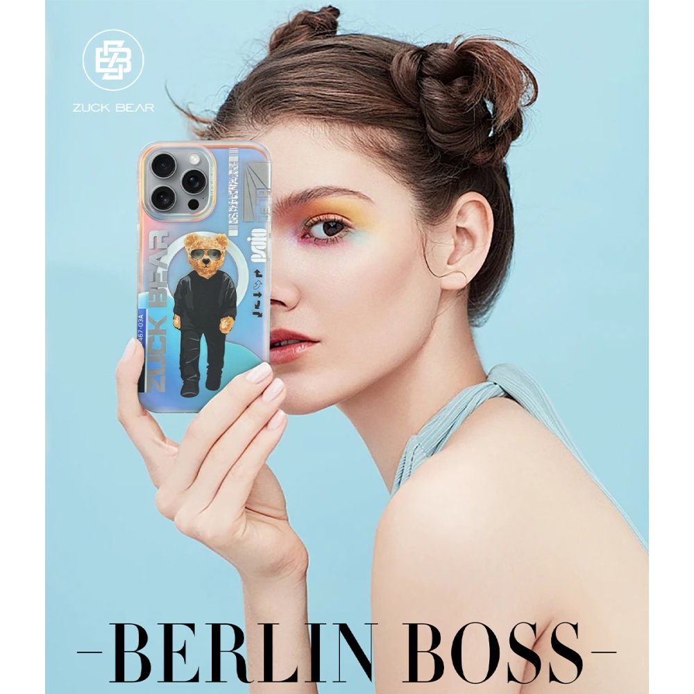 ZuckBear iPhone 16 Pro Max Berlin Boss Magsafe Kapak - Eins Suave