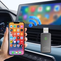 Earldom CP02 Ekstra Type-C Dönüştürücülü USB CarPlay - Siyah