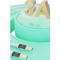 Earldom EC-179CC 1M 100W Type-C to Type-C Hızlı Şarj Kablosu - Beyaz