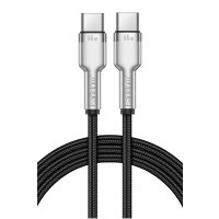 Earldom EC-PD01C 1M 66W Type-C to Type-C PD Hızlı Şarj Kablosu - Siyah