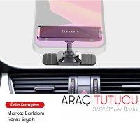 Earldom EH198 Ayarlanabilir Mıknatıslı Araç Tutucu - Siyah