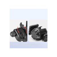 Earldom EH293 Motosiklet İçin Ayarlanabilir 2in1 Telefon ve Şişe Tutucu - Siyah