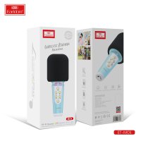Earldom MC6 Led Işıklı Karaoke Mikrofon - Pembe