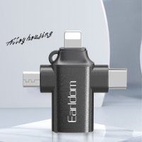 Earldom OT80 3in1 Otg Dönüştürücü - Siyah