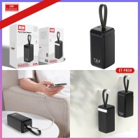 Earldom PB58 50.000 mAh PD Hızlı Şarj Dijital Göstergeli Powerbank - Siyah
