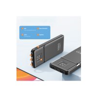 Earldom PB64 10.000 mAh 2 Adet 10W USB Çıkışlı Dijital Göstergeli Powerbank - Siyah