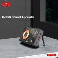 Earldom PD20 10.000 mAh Kablosuz Şarjlı PD Hızlı Şarj Mini Powerbank - Siyah