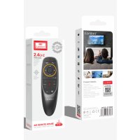 Earldom RM01 Sesli Komut ve Fare Özellikli Kablosuz 2.4G Kumanda - Siyah