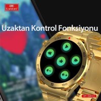 Earldom SW11 Su Geçirmez Konuşma ve NFC Özellikli Akıllı Saat - Siyah