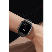 Earldom SW13 2.2 inç Sağlık Takip ve Konuşma Özellikli Akıllı Saat - Siyah