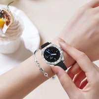 Earldom SW15 1.19 inç Amoled Ekranlı IP68 Su Geçirmez Sağlık Takip Özellikli Akıllı Saat - Siyah