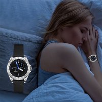 Earldom SW15 1.19 inç Amoled Ekranlı IP68 Su Geçirmez Sağlık Takip Özellikli Akıllı Saat - Siyah