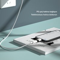 Earldom TC12 Tak Çalıştır Type-C to Lightning Dönüştürücü - Gümüş