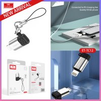 Earldom TC12 Tak Çalıştır Type-C to Lightning Dönüştürücü - Gümüş