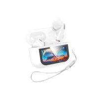 Earldom TWS40 Aktif Gürültü Engelleyici Özellikli Dijital Ekranlı Bluetooth 5.3 Kablosuz Airpods Kulaklık - Beyaz