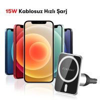 Earldom WC14 Magsafe Araç Tutucu - Siyah