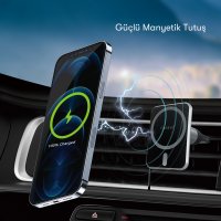 Earldom WC14 Magsafe Araç Tutucu - Siyah