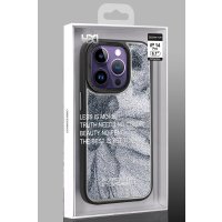 HDD iPhone 13 HBC-201 Salvador Simli Kapak - Kahverengi