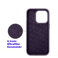 HDD iPhone 14 Pro Max Kılıf HBC-157 Granada Magneticsafe Kapak - Gri